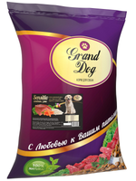 Grand dog корм сухой для взрослых собак средних и крупных пород ягнёнок, рис чувств. пищеварение