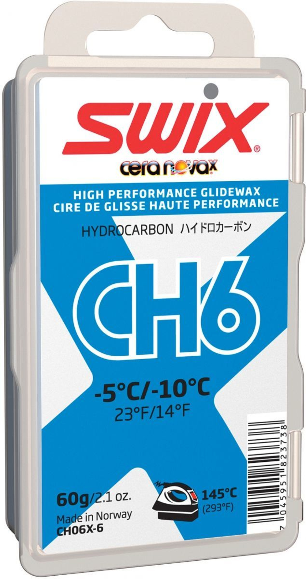 Парафин без фтора CH6X Blue (от -5 до -10 C), 60 г