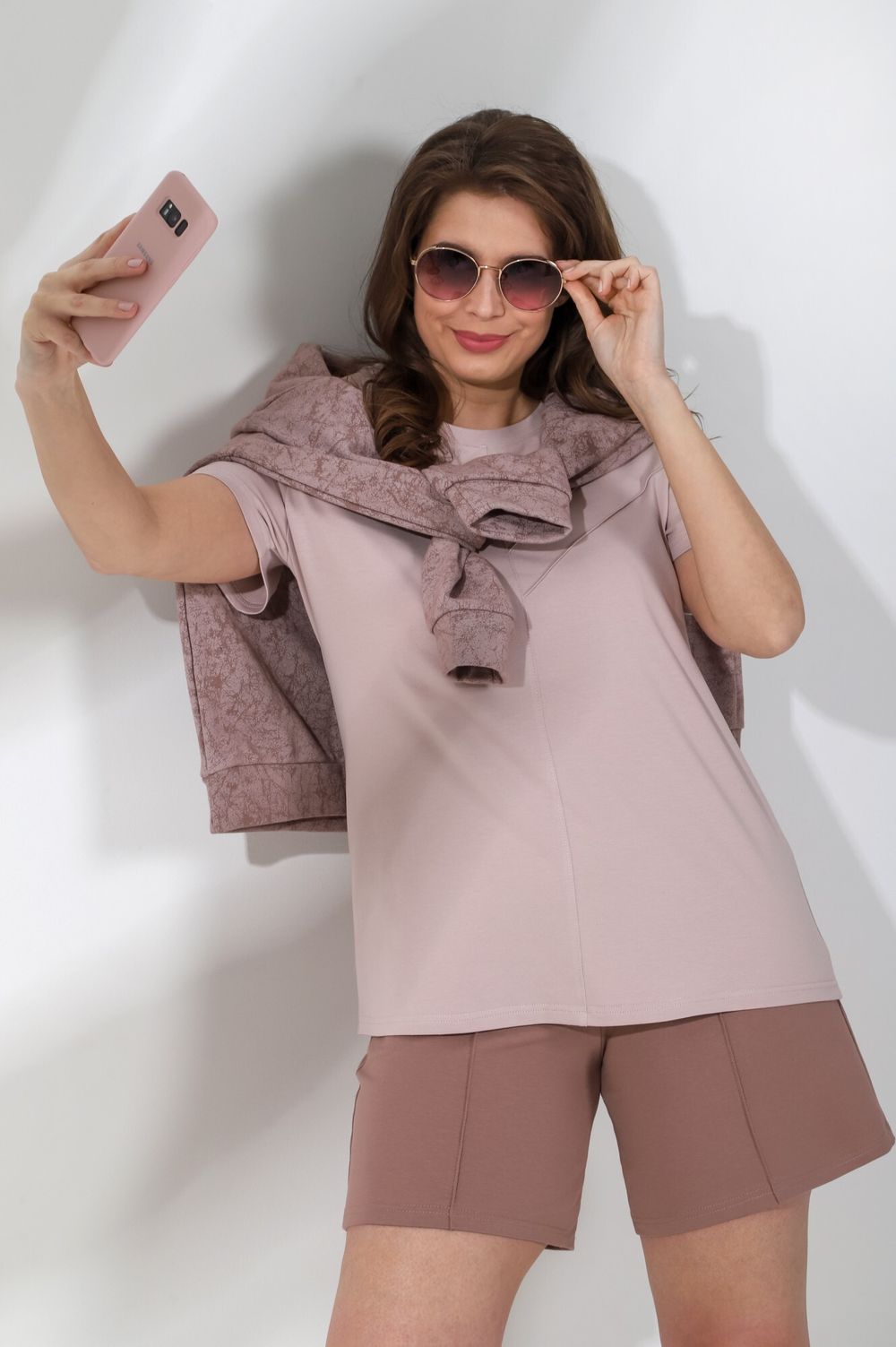 Футболка Отпуск-6 Виотекс ПУДРОВЫЙ