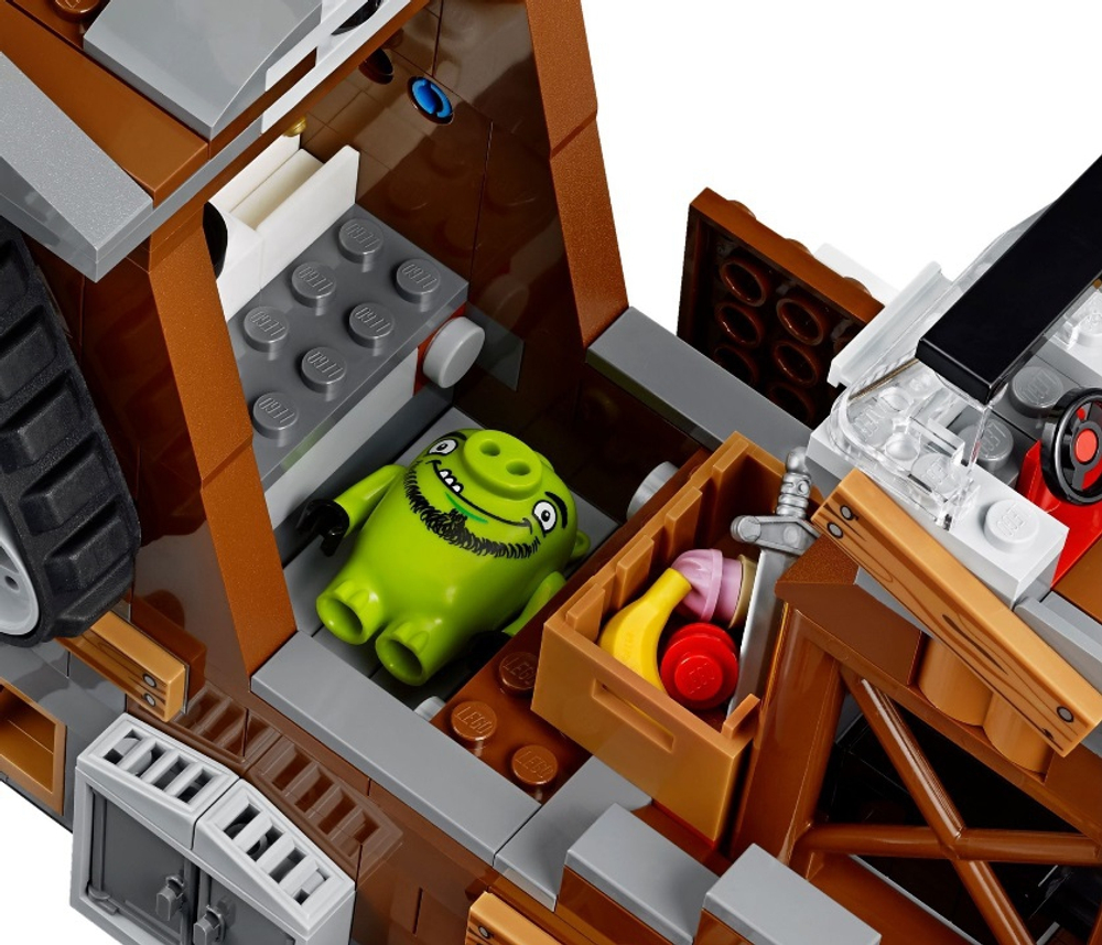 LEGO Angry Birds: Пиратский корабль свинок 75825 — Piggy Pirate Ship — Лего Ангри бёрдз Злые птички