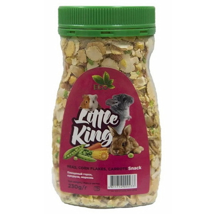 Little King лакомство плющеный горох, 230г