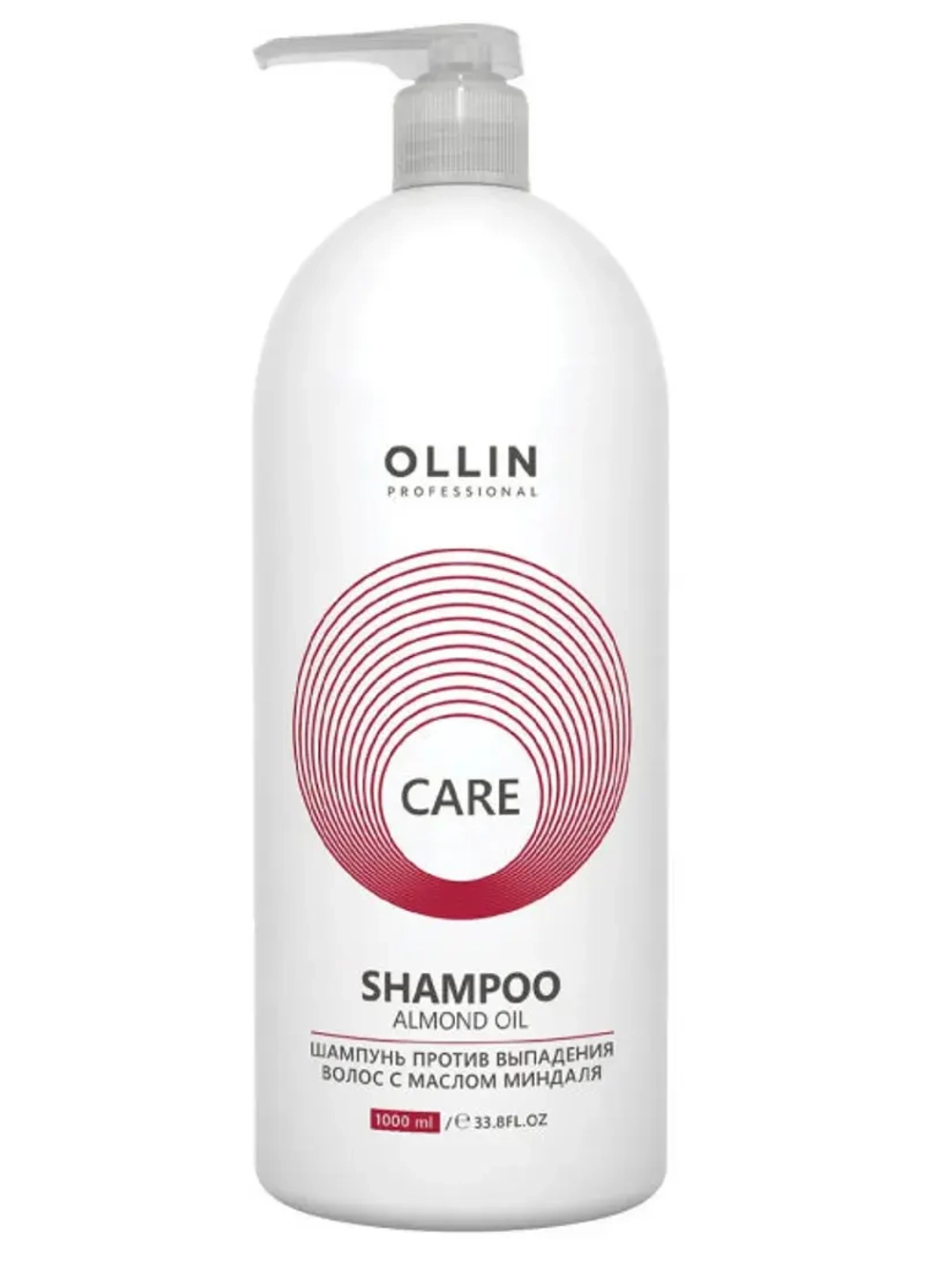 OLLIN Care 1000ml Шампунь против выпадения волос с маслом миндаля