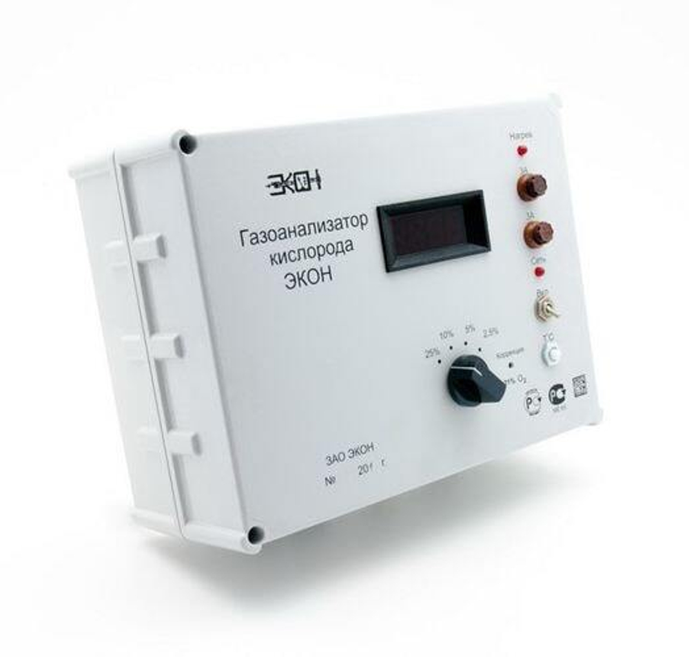 ЭКОН газоанализатор кислорода (O2) твердоэлектролитный стационарный