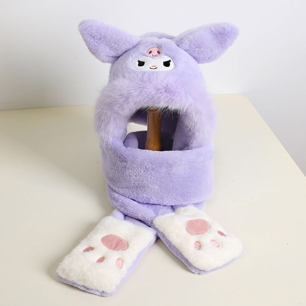 Шапка теплая с ушками &quot;Sanrio Cute&quot;