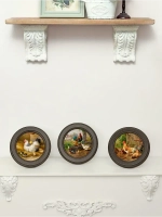 Картины на стену интерьерная на холсте 3 шт 17.5 см