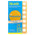 Bio-Strath, Постбиотик из ферментированных травяных дрожжей, с магнием, 100 таблеток