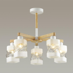 4491/5C COUNTY LN20 283 белый, дерево Люстра потолочная E27 5*60W 220V BONNIE