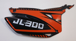 Пластик боковой центральный правый Мотоцикл Kugoo JL300