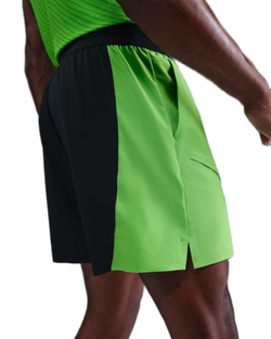 Мужские теннисные шорты Nike Court Slam Dri-FIT Alcaraz - black/mean green/white