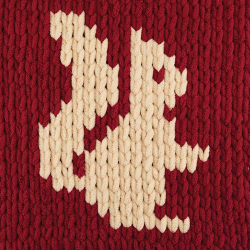 Пуффи Море ПЛЮС (Puffy More plus) пряжа Alize 100%микрополиэстер 2х250г/11м (8011 кремовый/бордовый)