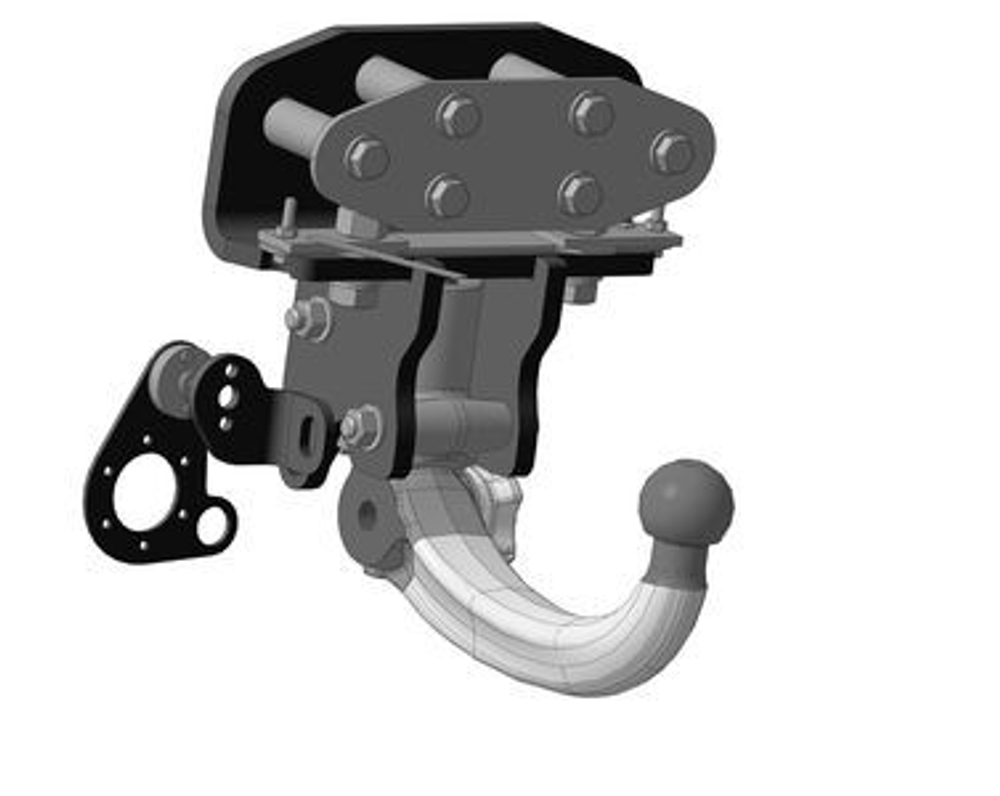 Фаркоп Oris на Toyota Land Cruiser J200 2007-2021, Lexus LX 2007-2015(паспорт и сертификат в комплекте,без электрики) 3012-AK41