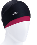 Шапочка для плавания Duplo Black/Raspberry, полиамид, для длинных волос