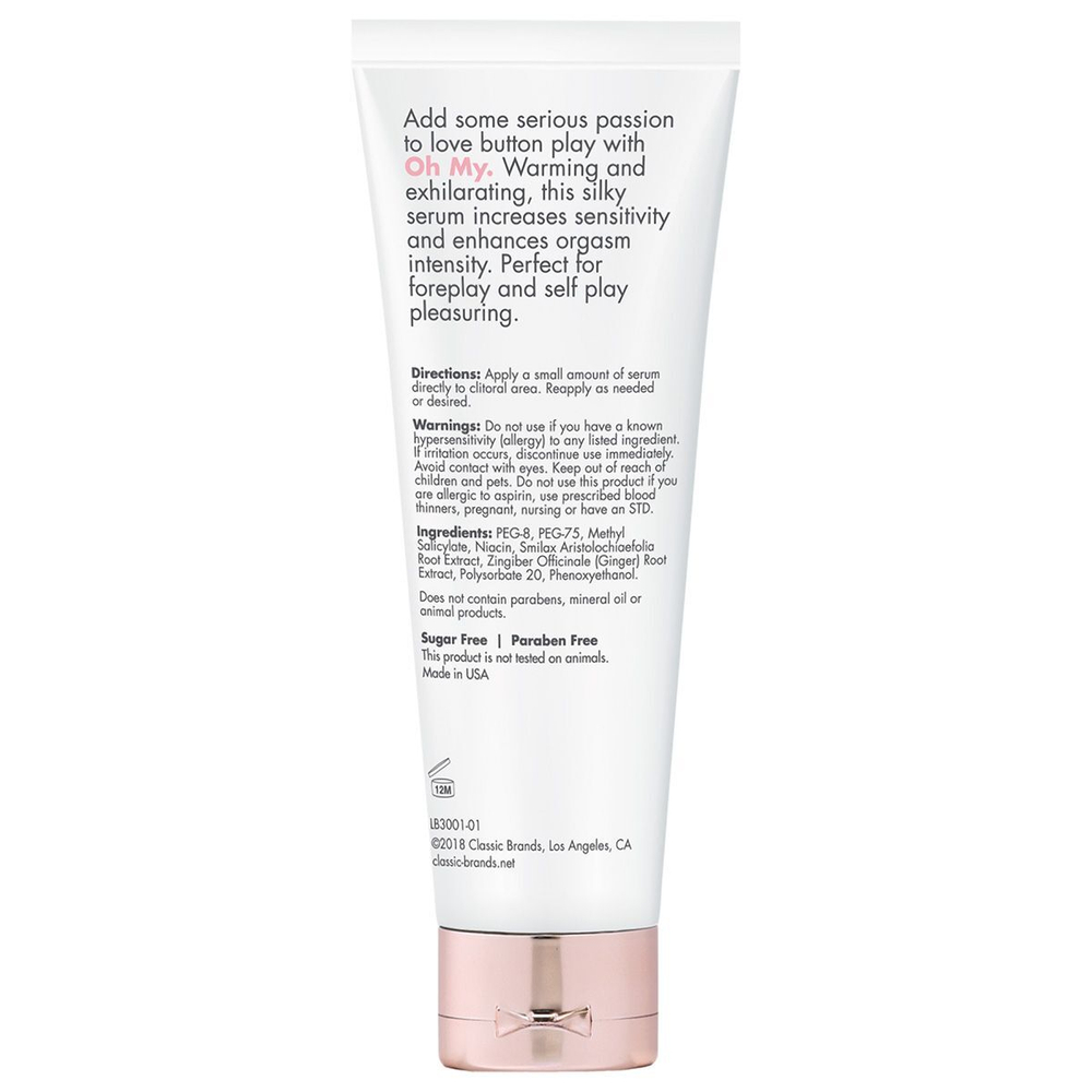 Стимулирующий крем для клитора с эффектом согревания Oh My - 30 мл.