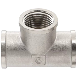 Тройник VIEIR ВВВ 3/4"х1/2"х3/4" никел. TFN434