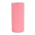 Лента (15 см*22,86 м) Фатин, Розовый персик, 1 шт.