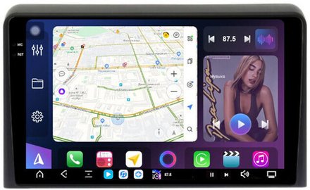 Магнитола для Hyundai Sonata 7 2017-2019 - FarCar GX1054M монитор 9.5" 2K QLED на Android 14, TS20, 6+128Гб, CarPlay, 4G SIM-слот