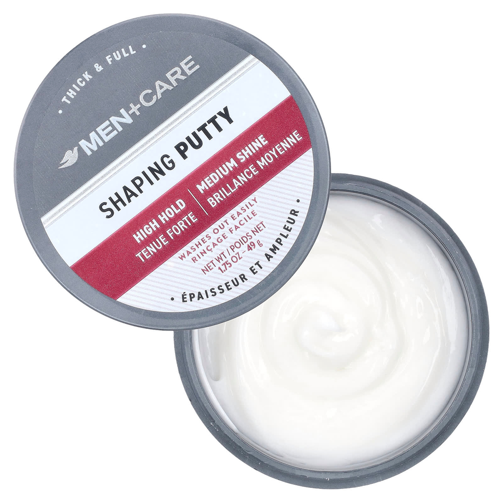 Dove, Men + Care, Shaping Putty, высокая фиксация, средний блеск, 49 г (1,75 унции)