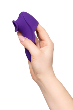 Клиторальный стимулятор - насадка, силикон, фиолетовый