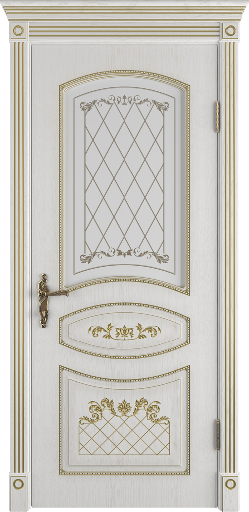 Дверь Adele / Bianco Classic PG / Art Cloud / Владимирские двери