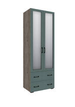 Шкаф с 2 ящиками с зеркалом Бруклин 80Ш