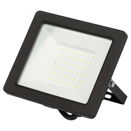 Прожектор светодиодный уличный ЭРА LPR-042-3-65K-050 50Вт 4000лм 6500K КСС Д 120° 2 года IP65 черный встроенное фотореле