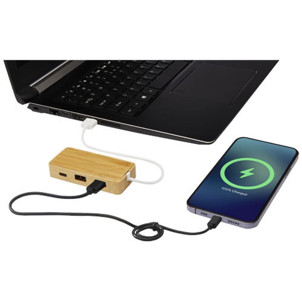 USB-концентратор Tapas из бамбука
