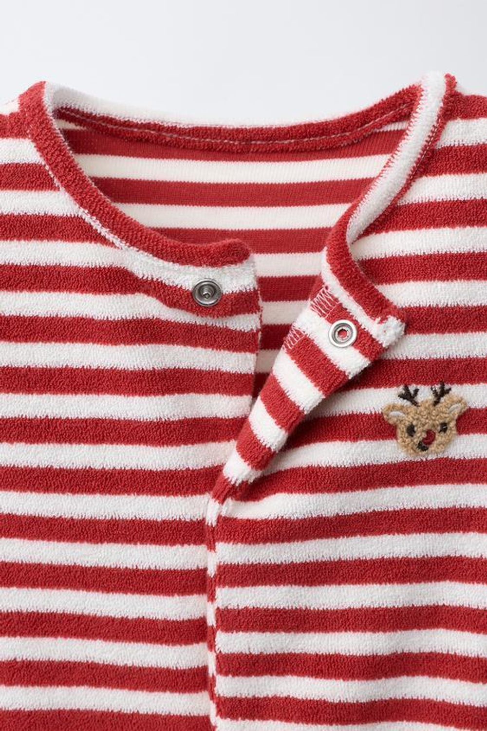 ZARA КОМБИНЕЗОН И ШАПОЧКА С ПОМПОНОМ И ПОЛОСКАМИ, ТЕМНО-РОЗОВЫЙ