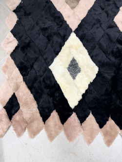 Покрывало меховое ковер из шкуры овчины