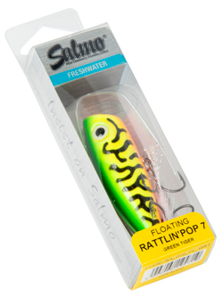 Воблер плавающий Salmo Rattlin POP 7 см, цвет GRT