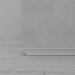 Профиль PLINTUS-FANTOM-H20-2000 WHITE (Arlight, Алюминий) 043660