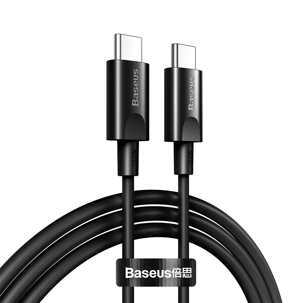 Type-C Кабель Baseus Xiaobai Series Fast Charging Cable Type-C 100W (20V/5A) 1.5m - Black