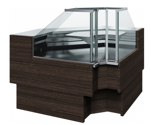 Холодильная витрина CARBOMA ВХСу-2 BAVARIA 2 GC110 VM-6 динамика без боковин (внутренний угол 45)