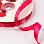 Лента Атласная 1,5см х 110м Полиэстер класс А (Красный)