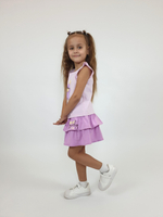 02-136-1 Комплект для девочки (фуфайка+ юбка)