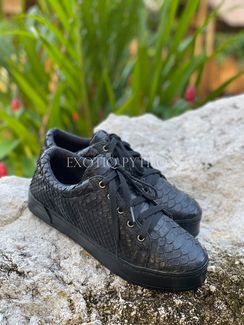 Кроссовки из кожи питона SH-168