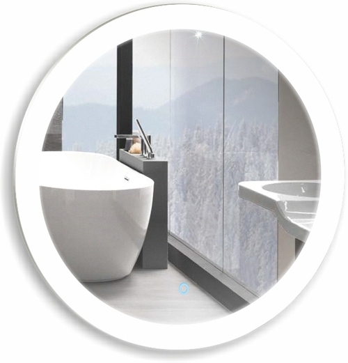 Зеркало Azario Перла-2 77 см ФР-00001045 с подсветкой