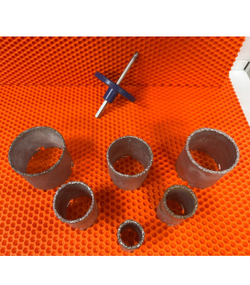 Алмазные коронки 6 шт Dexter min800 max1500