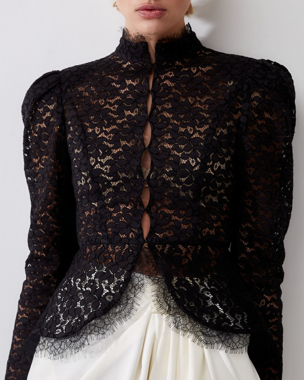 Жакет из кружева Стелла Маккартни черный