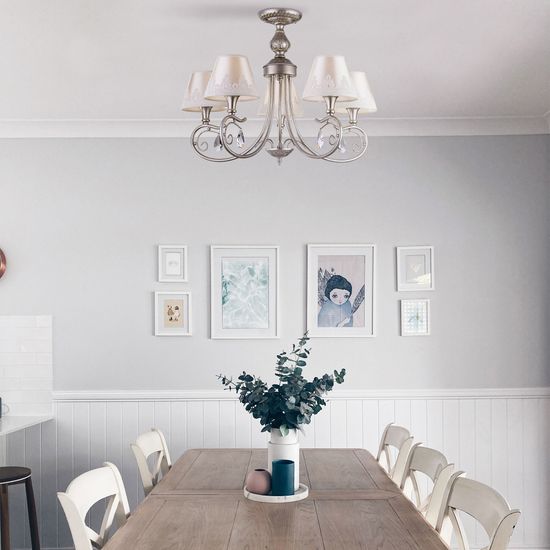 60069/5 / потолочный светильник /   серебро