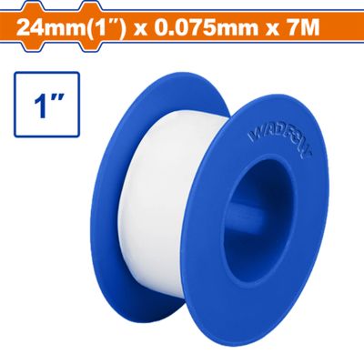 Уплотнительная лента тефлоновая 7мх24мм (250/1000) WADFOW WXP1303
