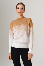 23115 Джемпер женский (песочно-молочный)
