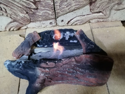 Керамические дровишки, и шишки