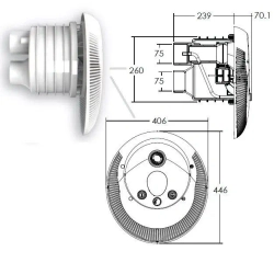 Противоток для бассейна AquaViva WTB300T Kit (380V, LED, 60m3, 3kW, 4HP)