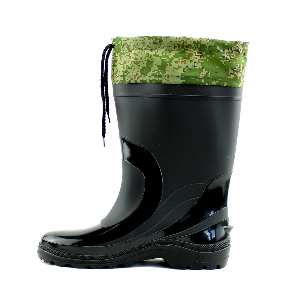 Сапоги мужские ПВХ с надставкой Дарина Д10-Н, Черный