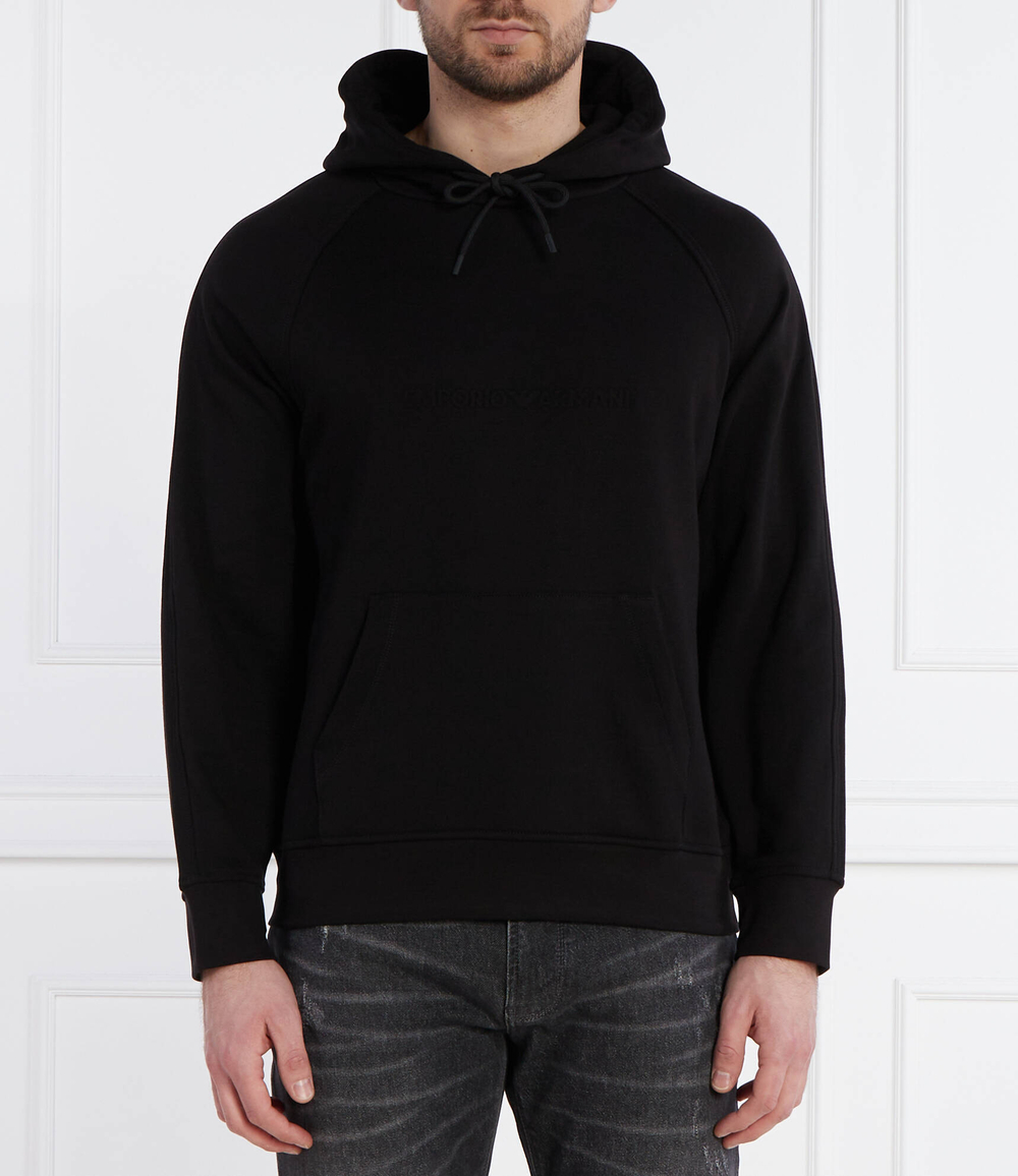 Худи Emporio Armani - черный(3D1M88 1JOQZ)