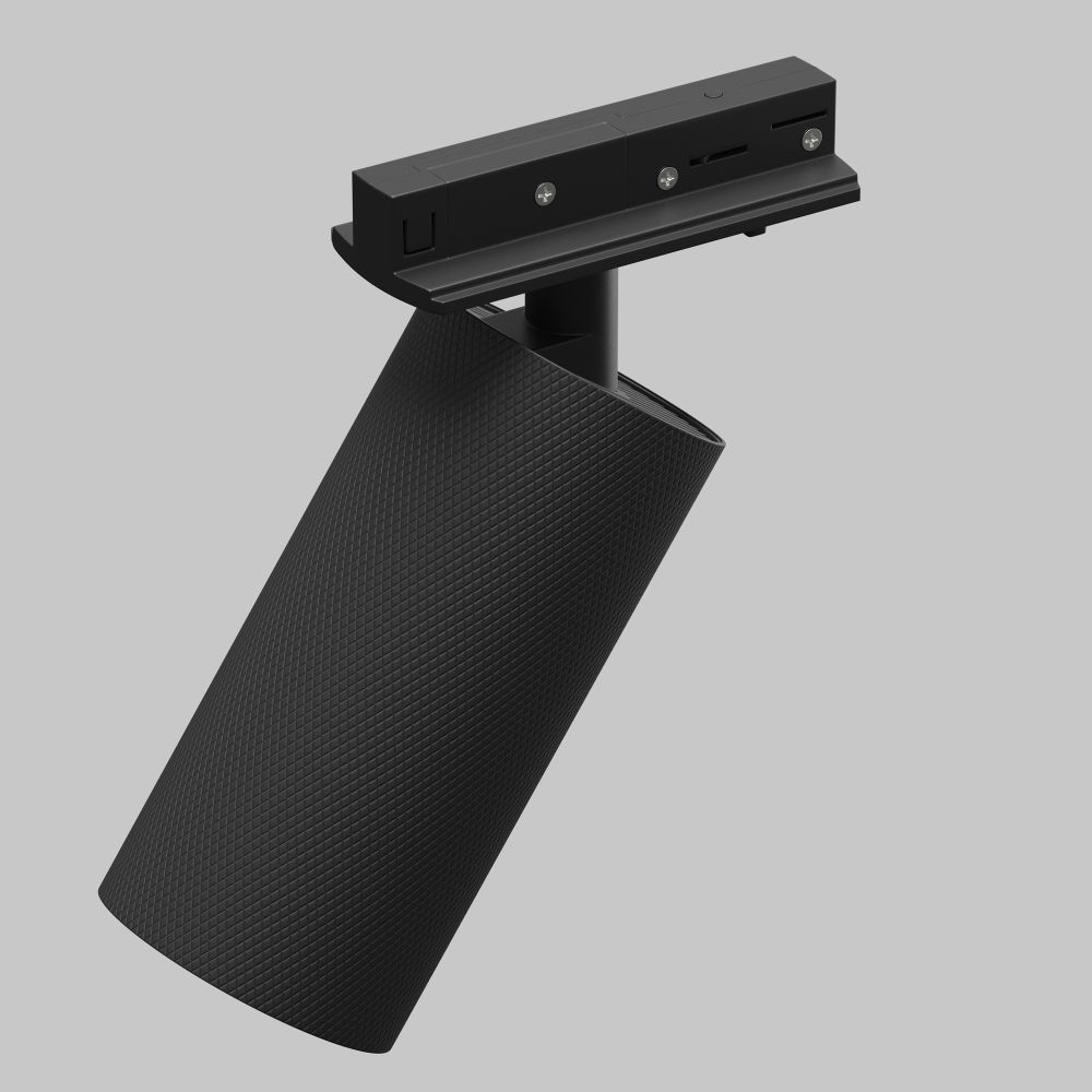 Трековый однофазный светодиодный светильник на шину Maytoni Unity   TR089-1-GU10-BB