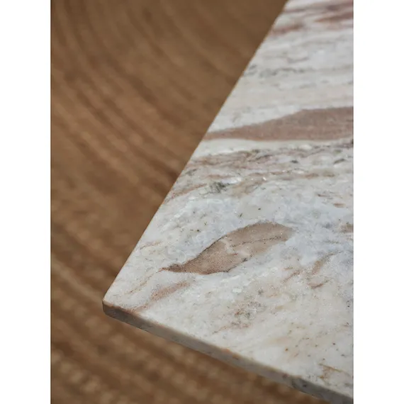 Столик кофейный Mojo, 85х85 см, бежевый мрамор