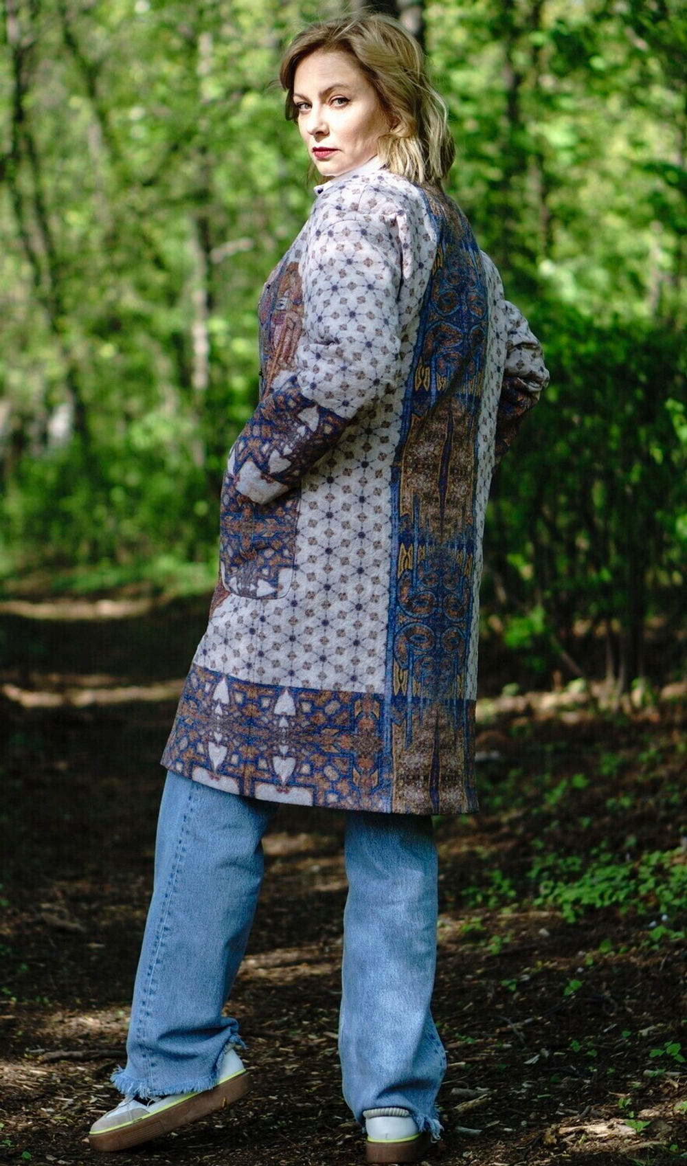 Пальто "Ирландская легенда", по мотивам Келлской книги