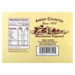Amish Country Popcorn, попкорн для микроволновой печи, натуральный вкус, 3 пакетика по 85 г (3 унции)