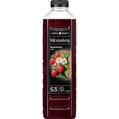 Пюре «Земляника» фруктовое Pinch&Drop;пластик;1л;D=7,H=26см